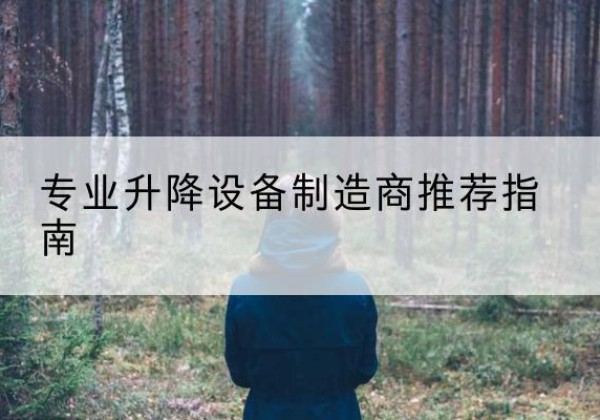 庐阳电动剪叉升降平台厂家-专业升降设备制造商推荐指南